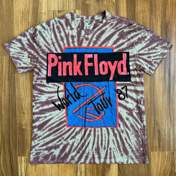 Pink Floyd Other - Pink Floyd World Tour ‘87 Men’s Large Tie Dye T Shirt